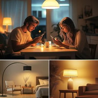 Linkind E27 Dimmelhető LED Gömb Izzó, 4.2W, 40W Helyett, 2700K Meleg Fehér, 470 Lumen, Energiatakarékos P45/G45 Lámpa, 6 db Csomag 8