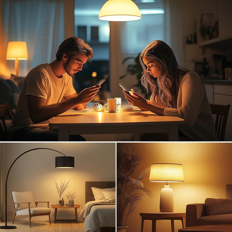 Linkind E27 Dimmelhető LED Gömb Izzó, 4.2W, 40W Helyett, 2700K Meleg Fehér, 470 Lumen, Energiatakarékos P45/G45 Lámpa, 6 db Csomag