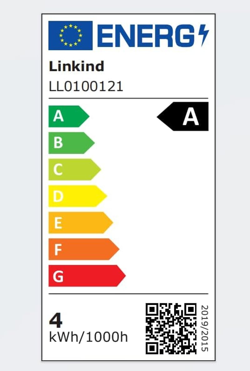 Linkind E27 Vintage LED Izzó, 3.8W=60W, 2700K Meleg Fehér, A Energiaosztály, 806 Lumen, 320° Szórási Szög, Átlátszó Üveg, 2 db