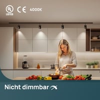 Linkind GU10 LED Izzó 2W (50W helyett), 4000K Természetes Fehér, A Energiaosztály, 360 Lumen, 36° Szórási Szög, Nem Szabályozható, 2 db-os C 5