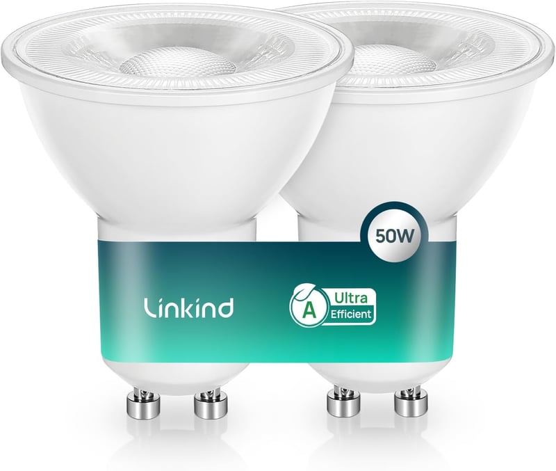 Linkind GU10 LED Izzó 2W (50W helyett), 4000K Természetes Fehér, A Energiaosztály, 360 Lumen, 36° Szórási Szög, Nem Szabályozható, 2 db-os C