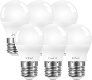 Linkind P45 E27 LED žarulja 7.5W: 3x 7.5W (zamjena za 60W), 806lm, topla bijela 2700K, kut 220°