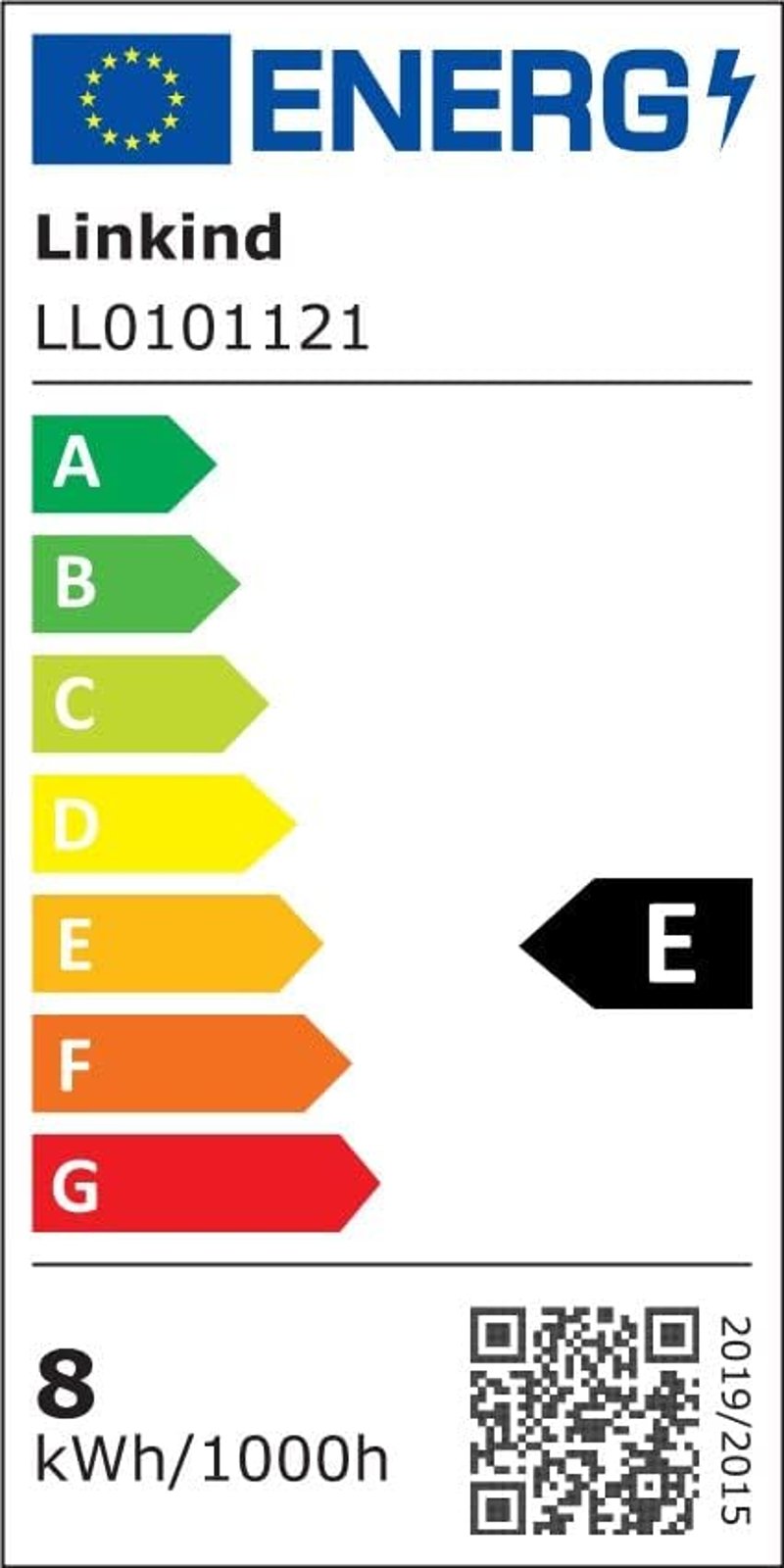 Linkind P45 E27 LED Izzó 7.5W, 60W Helyettesítő, 806lm Meleg Fehér 2700K, 220° Szórási Szög, Beltéri Világítás, 6 Darabos Csomag
