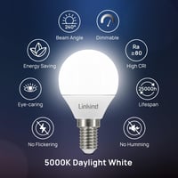 Linkind P45 LED Lámpa - Kompakt Beltéri Világítás, Energiatakarékos Izzó, 140g Könnyű Kivitel, Hosszú Élettartamú Fényforrás 2