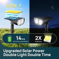 Solárne záhradné reflektory Linkind SL5C Smart RGB, 4 ks – Ovládanie cez aplikáciu, 16 miliónov farieb, vodoodolnosť IP65, vonkajšie osvetlenie chodníkov a príjazdových ciest 6
