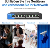 Linksys LGS108-EU 8 portos Gigabit hálózati switch fém házban 9