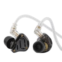 LINSOUL KZ ZS10 PRO 2 hibridne IEM slušalice 1DD+4BA - crne, bez mikrofona 1