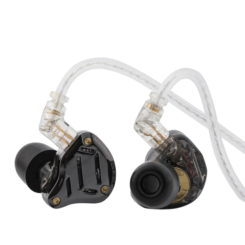 LINSOUL KZ ZS10 PRO 2 hibridne IEM slušalice 1DD+4BA - crne, bez mikrofona