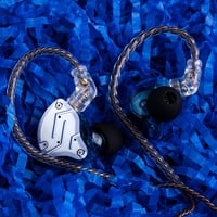 Linsoul KZ ZS10 Pro 5 meghajtós hibrid IEM fülhallgató, mikrofon nélkül - kék 3