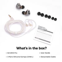 Káblové Hi-Fi slúchadlá LINSOUL KZ ZS10 Pro, 5-meničové hybridné IEM (4BA+1DD), s mikrofónom, čelný panel z nehrdzavejúcej ocele, odpojiteľný 2-pinový kábel, čierne 8