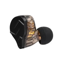 LINSOUL KZ ZSN PRO X duálne slúchadlá 1BA+1DD HiFi do uší bez mikrofónu, s vymeniteľným 2-pinovým káblom, panel zo zinkovej zliatiny, čierne 4