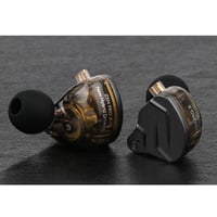 LINSOUL KZ ZSN PRO X duálne slúchadlá 1BA+1DD HiFi do uší bez mikrofónu, s vymeniteľným 2-pinovým káblom, panel zo zinkovej zliatiny, čierne 9
