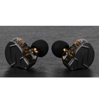 LINSOUL KZ ZSN PRO X duálne slúchadlá 1BA+1DD HiFi do uší bez mikrofónu, s vymeniteľným 2-pinovým káblom, panel zo zinkovej zliatiny, čierne 8