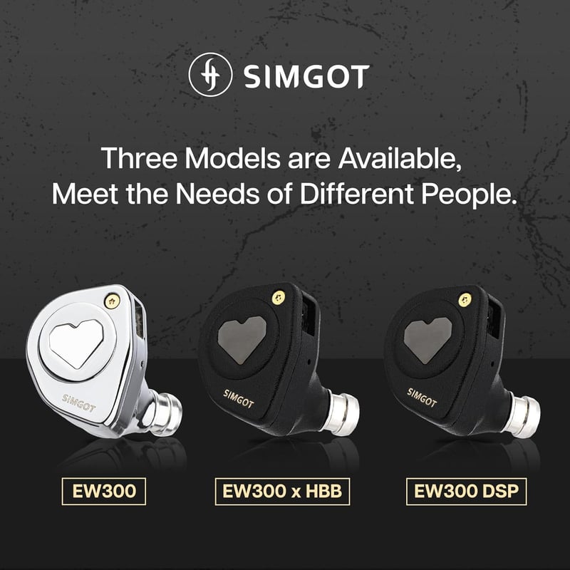 LINSOUL SIMGOT EW300 Hibrid Fülhallgató - 1DD+1Planar+1PZT Meghajtó, Cserélhető Fúvókák, Játékhoz Optimalizált, Mikrofonos, Ezüstözött OFC K