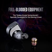 LINSOUL SIMGOT EW300 Hibrid Fülhallgató - 1DD+1Planar+1PZT Meghajtó, Cserélhető Fúvókák, Játékhoz Optimalizált, Mikrofonos, Ezüstözött OFC K 8