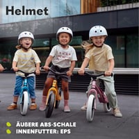LIONELO Gyerek Sisak 50-56 cm Állítható Fejvédelem Lányoknak Fiúknak - beige 7