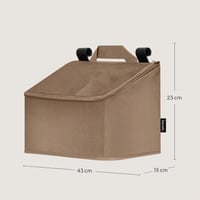 Organizér na detskú postieľku Lionelo Sidepocket, závesný úložný priestor na posteľ, veľkosť M, 43 x 15 x 23 cm 9
