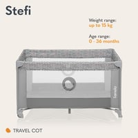 Lionelo STEFI 2in1 utazó járulék és babaágy 0-36 kg-ig oldalsó bejárattal 2