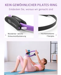 LIONSCOOL Pilates Ring szett 35cm Magic Circle dupla fogantyúval 3
