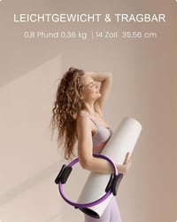 LIONSCOOL Pilates Ring szett 35cm Magic Circle dupla fogantyúval 2
