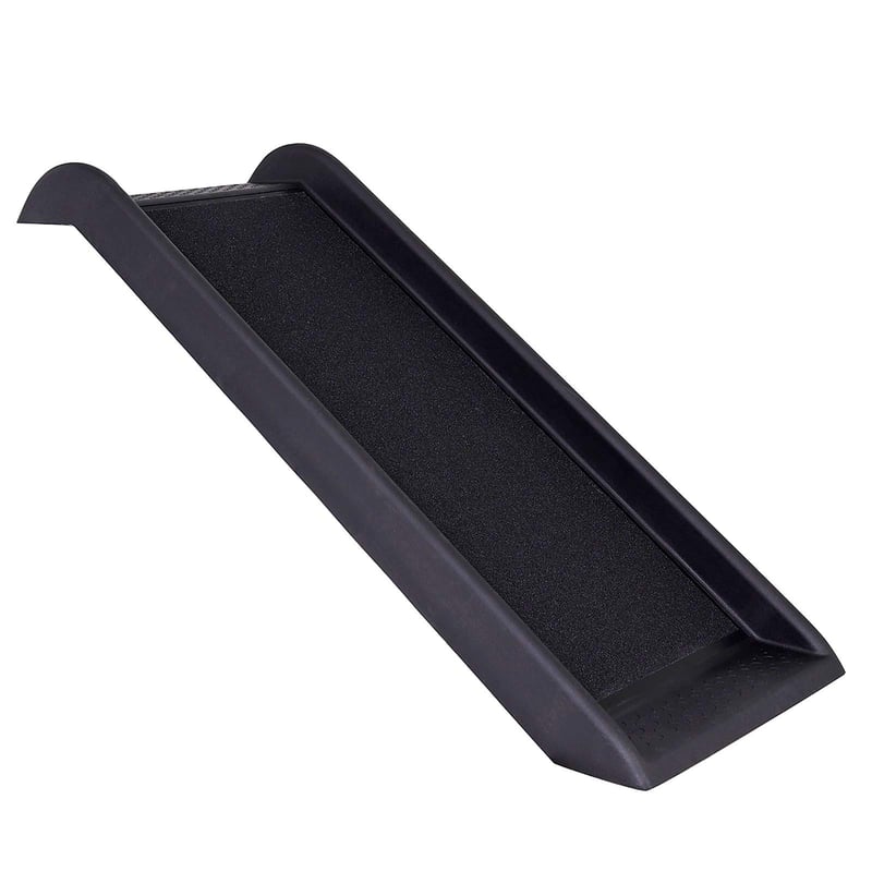 lionto Sklopiva auto rampa za pse 100x38 cm, crna, s protukliznom površinom, nosivosti 90 kg