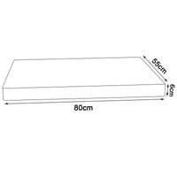 Ortopedický pelech pre psov lionto s pamäťovou penou, 80x55 cm, sivý, s povrchom z umelej kože s diamantovým prešívaním, vankúš pre psov 6