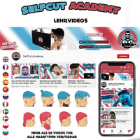 LIPFISBARBERSHOP.COM Oglindă 360 cu LED cu trei panouri pentru tuns și coafat pe cont propriu 10