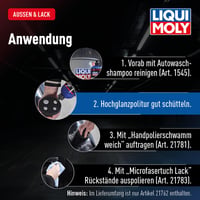 Leštiaca pasta na autolaky Liqui Moly Hochglanzpolitur na odstránenie hologramov – 500 ml 6
