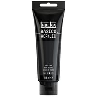Akrylová farba Liquitex Basics 8870022, Mars čierna, monopigmentovaná, svetlostála, archívna kvalita, saténový lesk, 118 ml tuba 1