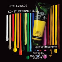 Akrylová farba Liquitex Basics 118 ml v tube – Oxidgelb žltá, jednopigmentová, svetlostála, stredná viskozita, hodvábny lesk, archívna kvalita 5