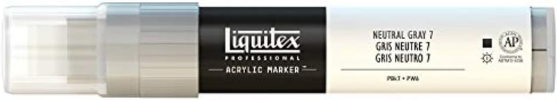 Liquitex Professional akril festékmarker, széles hegy - semleges szürke 7 (8-15 mm)
