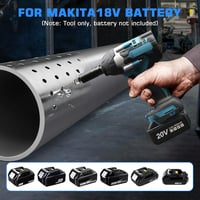 LIROPAU 1000 Nm Akkus Ütvecsavarozó Makita 18V Kompatibilis - Autógumi Cseréhez, 3 Sebességes, LED Világítással, 6 Dugókulccsal és Szerszámd 6