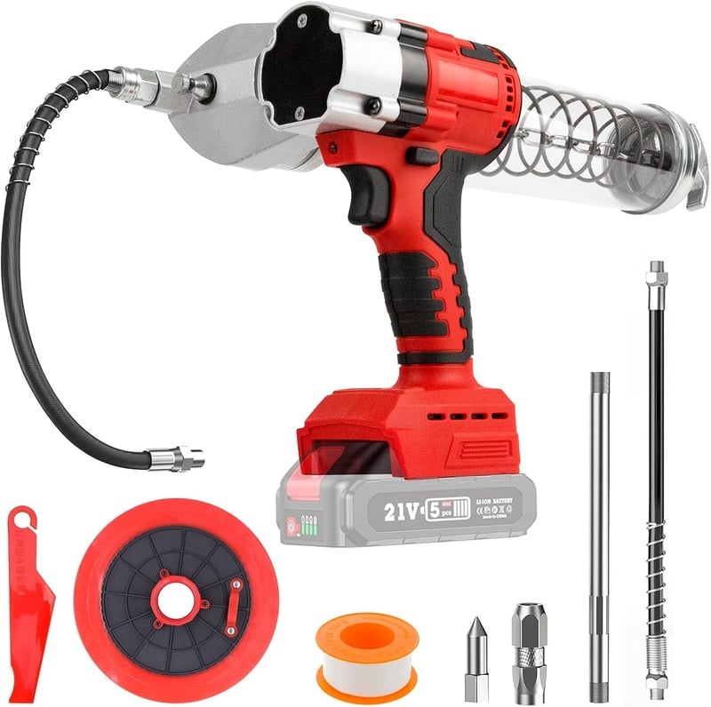 LIROPAU 13000 PSI Akkumulátoros Zsírpisztoly Milwaukee 18V-hoz