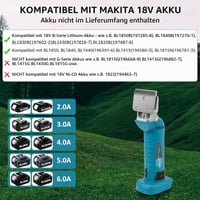 LIROPAU Akumulátorový strihač koní, kompatibilný s batériami Makita 18V, profesionálna bezdrôtová sada na strihanie zvierat s hustou srsťou, strojček na strihanie koní a oviec 7