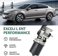LIROPAU Első Ablaktörlő Motor Dacia Sandero Logan 2012-2023 Modellekhez - Kompatibilis Alkatrész 288006475R Cikkszámmal 2
