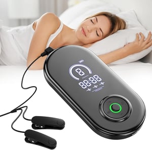 Dispozitiv LIROPAU de stimulare a nervului vag pentru ajutor la somn cu clips pentru ureche, pentru adulți, anxietate, migrenă, amețeală, încărcare USB
