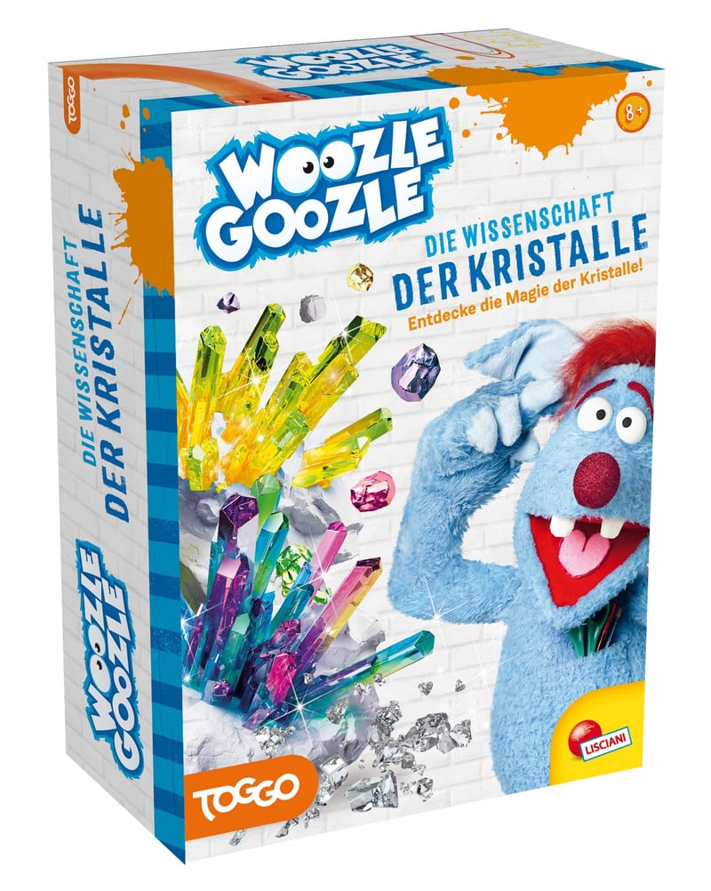 Lisciani Woozle Goozle Veda o kryštáloch - Experimentálna súprava pre deti od 8 rokov - Kúzlo pestovania kryštálov - Vyrobené v Taliansku