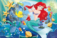 Liscianigiochi Disney Ariel puzzle, 250 dielikov – Vyfarbiteľné scény, veľký formát, od 7 rokov 2