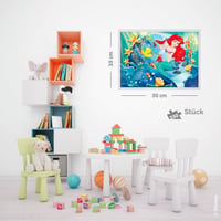 Liscianigiochi Disney Ariel puzzle, 250 dielikov – Vyfarbiteľné scény, veľký formát, od 7 rokov 5