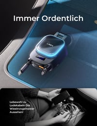 Încărcător auto LISEN 96 W 4 în 1 la brichetă cu afișaj de tensiune USB-C, încărcare rapidă 12-24 V pentru iPhone 16 15 Pro Max, Galaxy S25 S24 Ultra 5