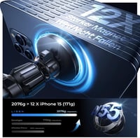 LISEN MagSafe Autós Telefontartó 15W Vezeték Nélküli Töltéssel iPhone-hoz - black 6