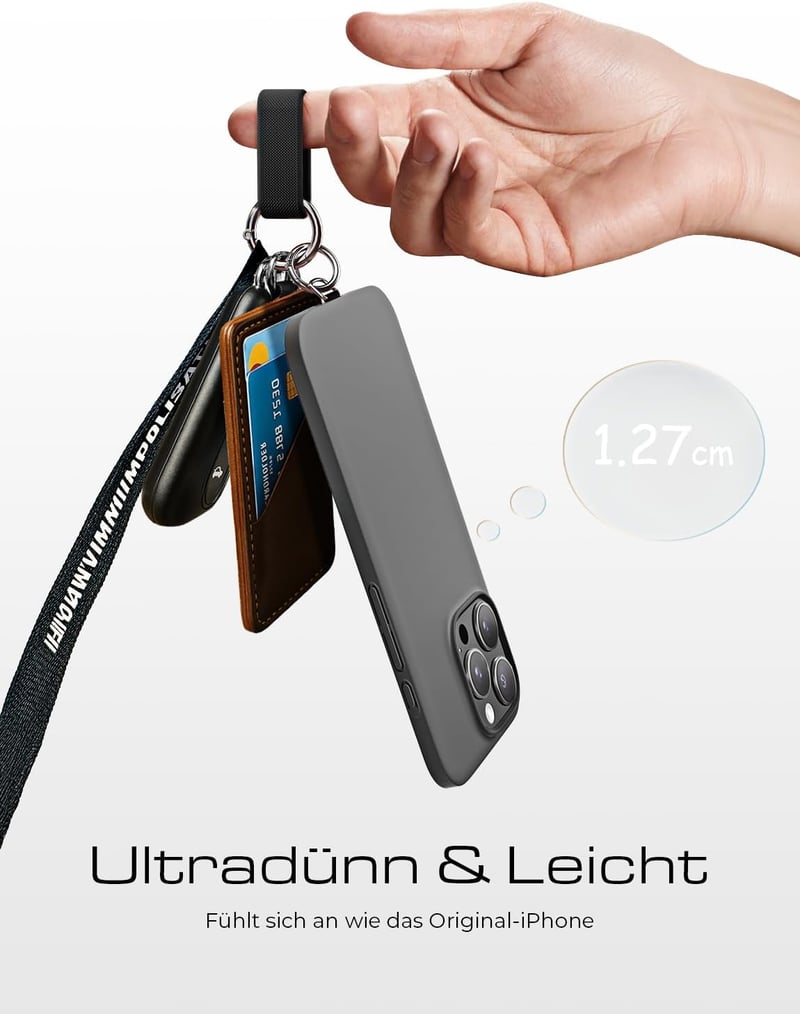 LISEN Ultra Vékony iPhone 16 Pro Max Tok MagSafe Kompatibilis - Karcolásálló, Ujjlenyomatmentes Matt Védőtok, Fekete