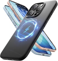 LISEN Ultra Vékony iPhone 16 Pro Max Tok MagSafe Kompatibilis - Karcolásálló, Ujjlenyomatmentes Matt Védőtok, Fekete 1