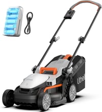 Mașină de tuns iarba cu acumulator Litheli U20 Handy+ 20V, lățime de tăiere 33 cm, 5 trepte de înălțime, cu acumulator 4.0Ah, utilizată 1