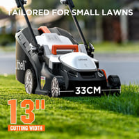 Mașină de tuns iarba cu acumulator Litheli U20 Handy+ 20V, lățime de tăiere 33 cm, 5 trepte de înălțime, cu acumulator 4.0Ah, utilizată 4