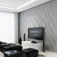 Litthing 3D Vízinövény Mintás Tapéta 4 Tekercs - Modern Hullám Dizájn Nappalihoz Hálóhoz 2