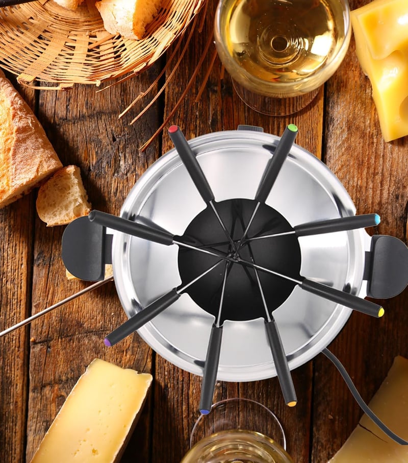 LITTLE BALANCE 8690 Aluminium Fondue Készülék Társaságihoz
