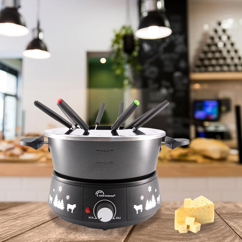 LITTLE BALANCE 8690 Aluminium Fondue Készülék Társaságihoz
