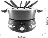 LITTLE BALANCE 8690 Aluminium Fondue Készülék Társaságihoz 3