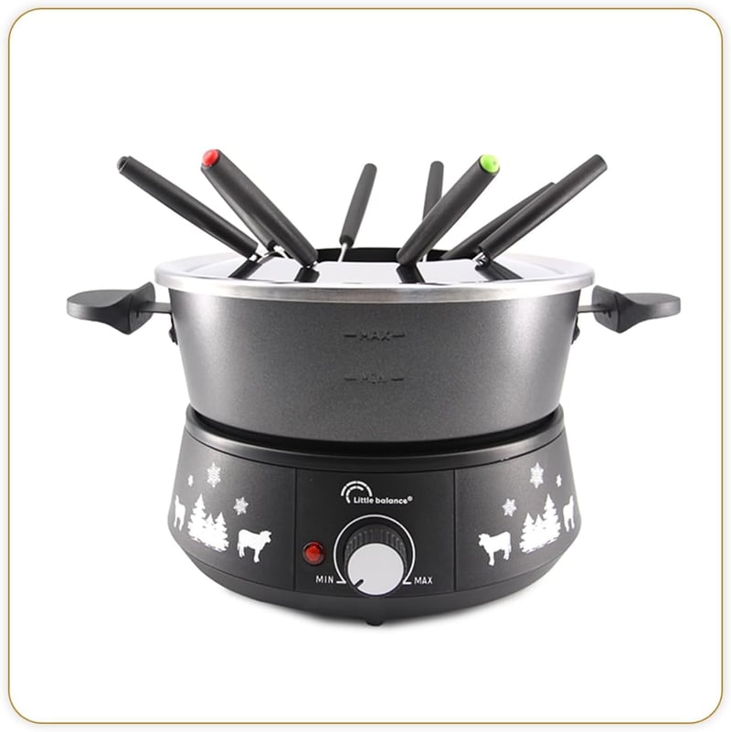 LITTLE BALANCE 8690 Aluminium Fondue Készülék Társaságihoz
